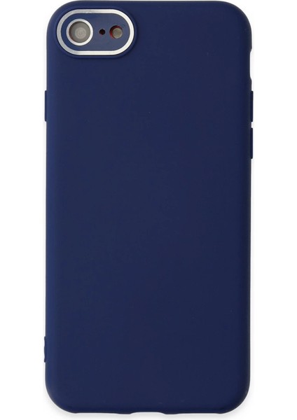 Iphone 7 Kılıf Lansman Glass Kapak - Sky Blue