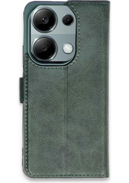 Redmi Note 13 4g Kılıf S Kapaklı Kılıf - Yeşil