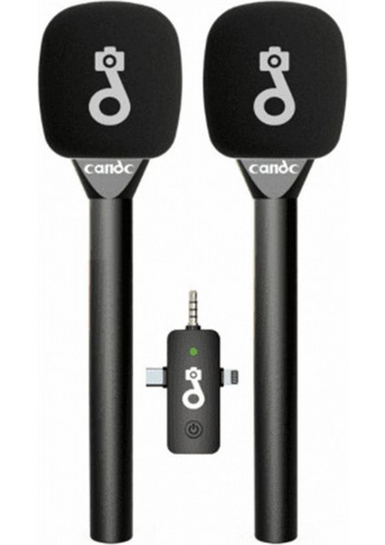 Çift Mikrofonlu Profosyonel Kablosuz Yüksek Kaliteli Ses Kaydı Röportaj Mikrofonu modelleri