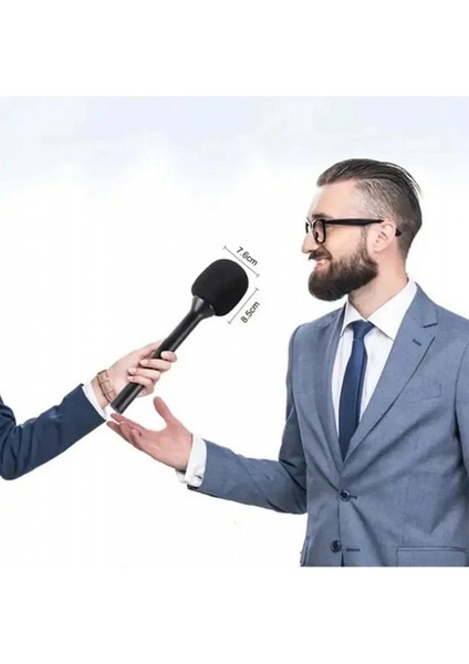 Çift Mikrofonlu Profosyonel Kablosuz Yüksek Kaliteli Ses Kaydı Röportaj Mikrofonu indirimleri