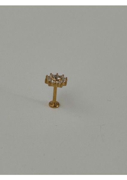 Güneş Şekilli ve Taşlı Gold Piercing indirimleri