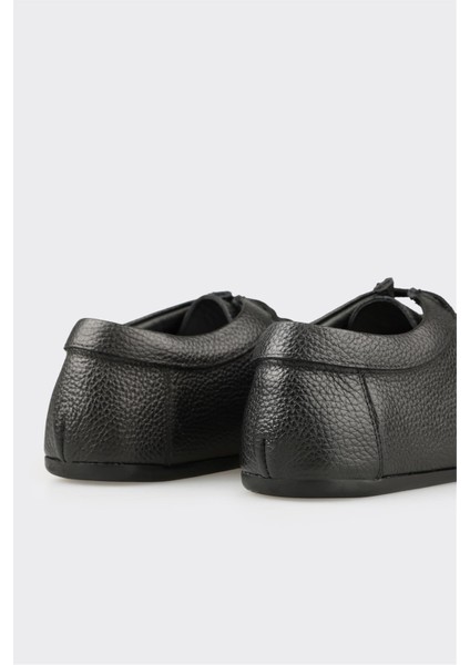 Siyah Deri Kadın Günlük Ayakkabı indirimleri