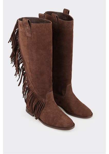 Kahve Deri Kadın Çizme fiyatları