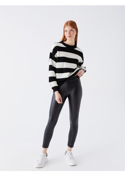 Yeni Sezon Kadın Beli Lastikli Düz Tayt fiyatları