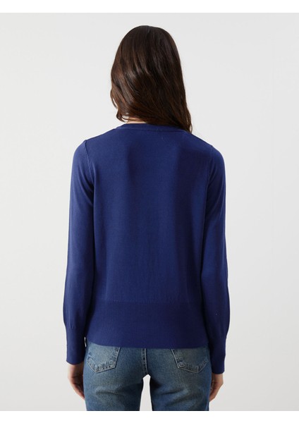 Yeni Sezon Bisiklet Yaka Düz Uzun Kollu Kadın Triko Kazak fırsatları