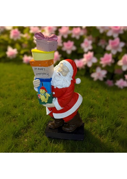Noel Baba Dekoru – Merry Christmas Hediye Kutu Süs Obje Yılbaşı Masaüstü Biblo indirimleri