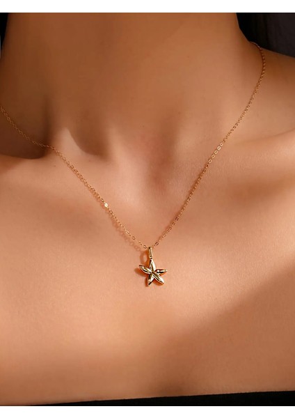Seastar Işıltılı Yıldız Minimal Kadın Gümüş Kolye fiyatları