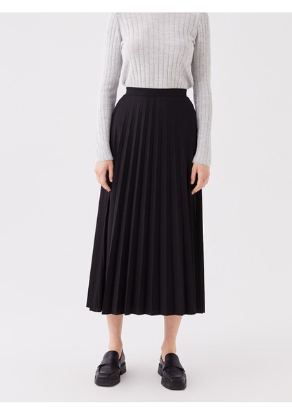 Yeni Sezon Beli Lastikli Kadın Pileli Etek fırsatları