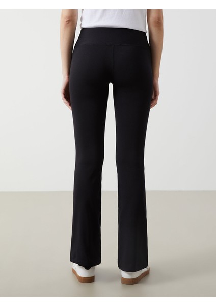 Yeni Sezon Beli Lastikli Ispanyol Paça Kadın Tayt Pantolon fırsatları