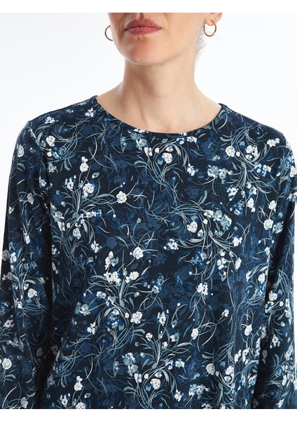 Yeni Sezon Bisiklet Yaka Desenli Kadın Bluz modelleri