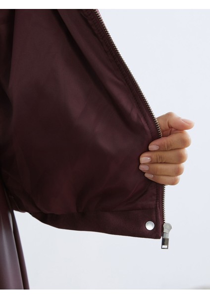 Yeni Sezon Gömlek Yaka Kadın Süet Görünümlü Ceket modelleri