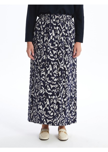 Yeni Sezon Beli Lastikli Desenli Kadın Etek fiyatları