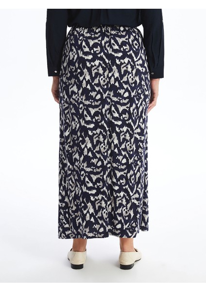 Yeni Sezon Beli Lastikli Desenli Kadın Etek fırsatları