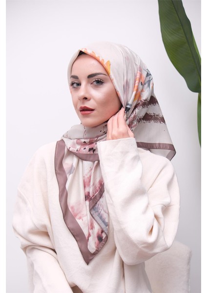 Renkli Karma Desen Dijital Soft Eşarp fırsatları