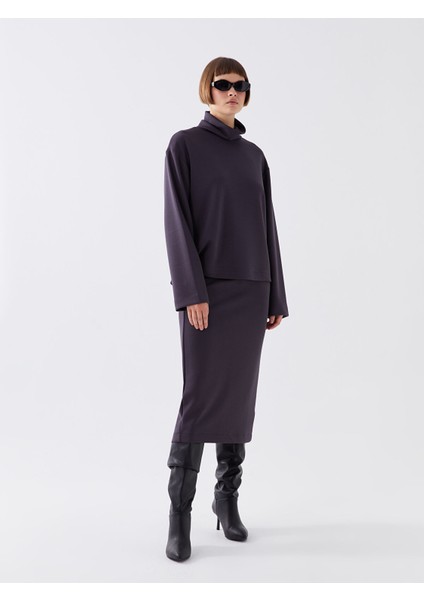 Yeni Sezon Kadın Dar Fit Düz Etek