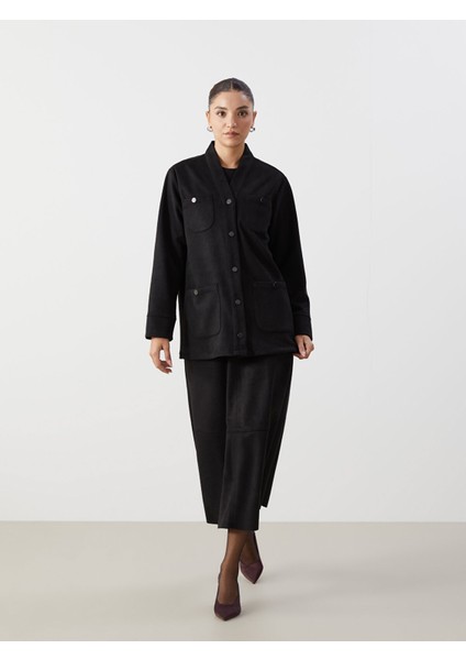 Yeni Sezon Beli Fermuarlı Süet Kadın Etek