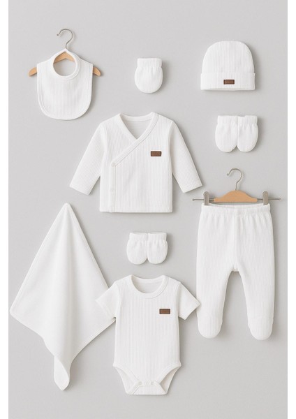 Kız Erkek Bebek Organik %100 Pamuk 7li Yenidoğan Hastane Çıkış Seti (Battaniye Dahil) fiyatları