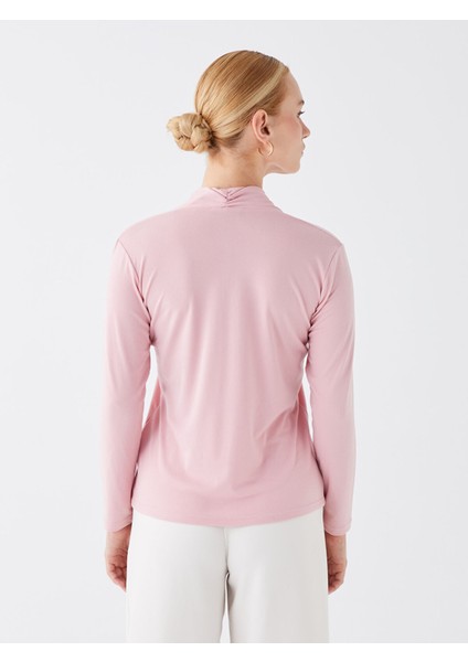 Yeni Sezon V Yaka Düz Uzun Kollu Kadın Bluz indirimleri