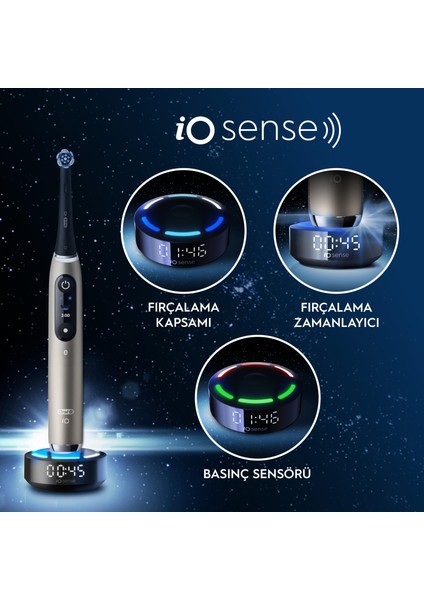 Io 10 Şarjlı Diş Fırçası - Gold modelleri