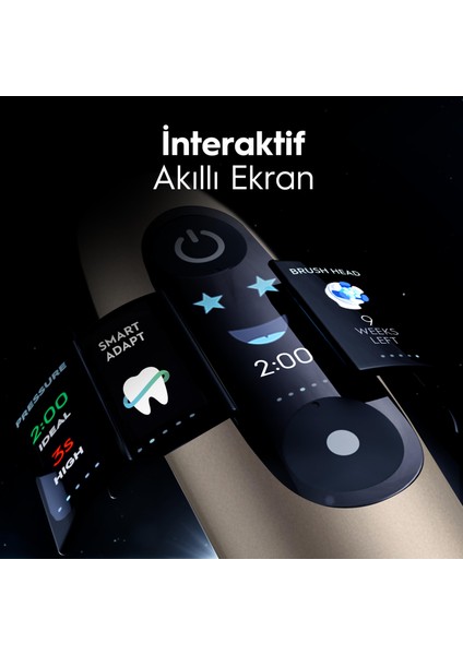 Io 10 Şarjlı Diş Fırçası - Gold fırsatları