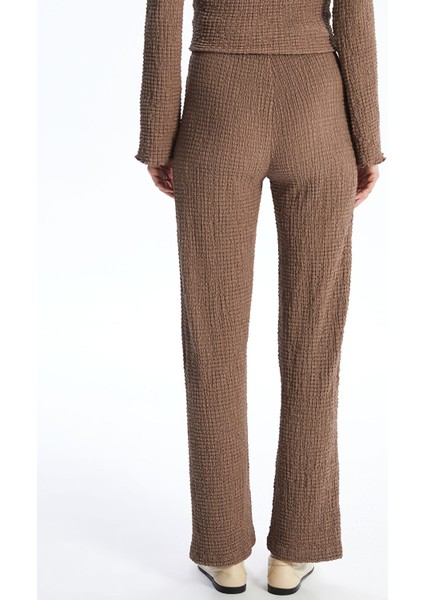 Yeni Sezon Beli Lastikli Dokulu Kadın Pantolon fırsatları