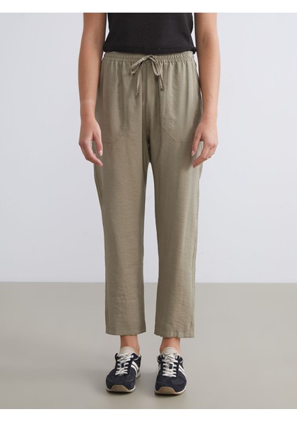 Yeni Sezon Beli Lastikli Loose Fit Kadın Pantolon fiyatları