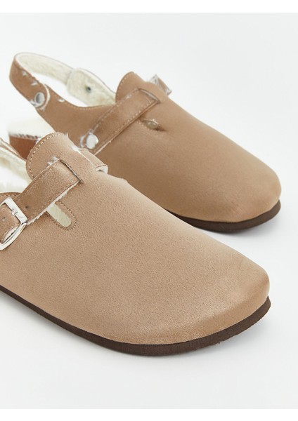 Yeni Sezon Peluş Astar Detaylı Kadın Ev Terliği modelleri