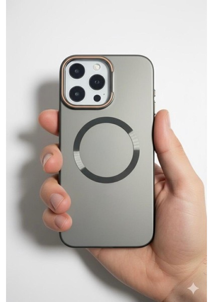 iphone 15 Promax Titanium Serisi Kahverengi Kılıf