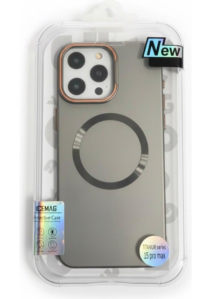 iphone 15 Promax Titanium Serisi Kahverengi Kılıf modelleri