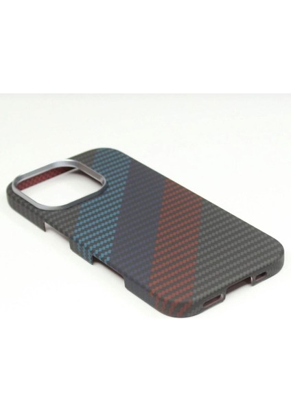 17 Pro Max Uyumlu Ekoseli Kevlar Case