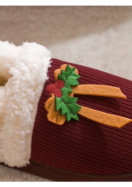 Yeni Sezon Yılbaşı Temalı Pelüş Kadın Ev Botu modelleri