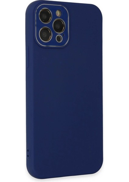 Iphone 12 Kılıf Lansman Glass Kapak - Sky Blue modelleri