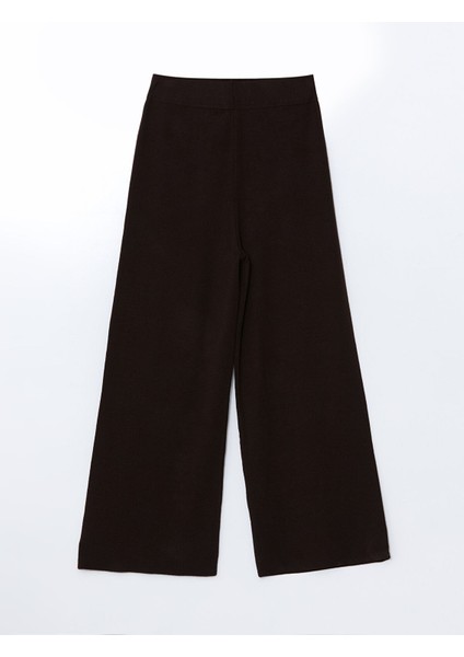 Yeni Sezon Beli Lastikli Geniş Paça Kadın Triko Pantolon indirimleri