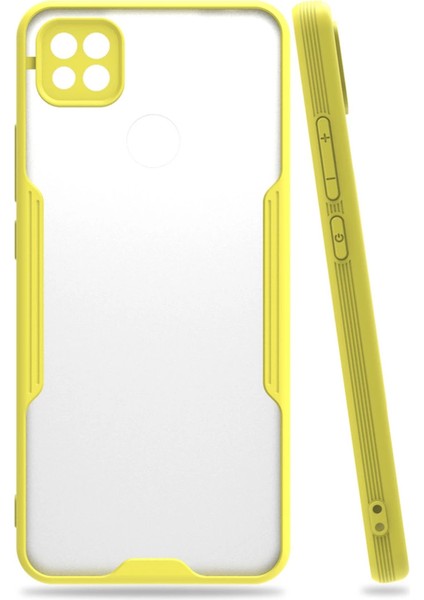 Redmi 9c Kılıf Platin Silikon - Sarı