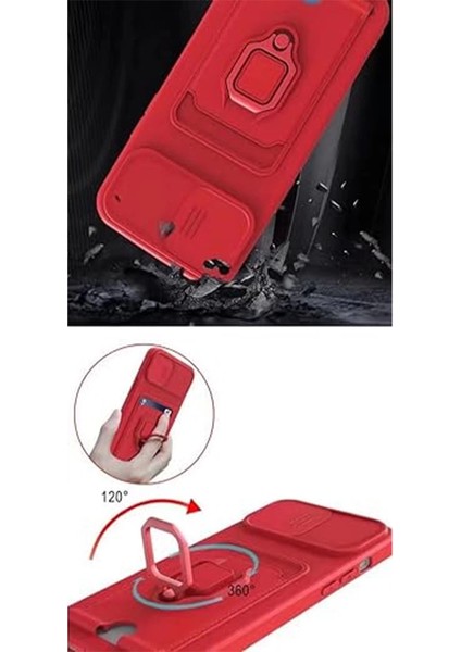 Newface Redmi Note 13 5g Kılıf Zuma Kartvizitli Yüzüklü Silikon - Siyah modelleri