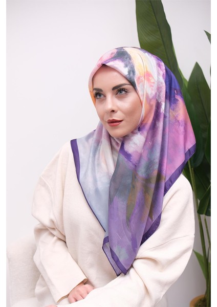 Renkli Karma Desen Dijital Soft Eşarp fiyatları