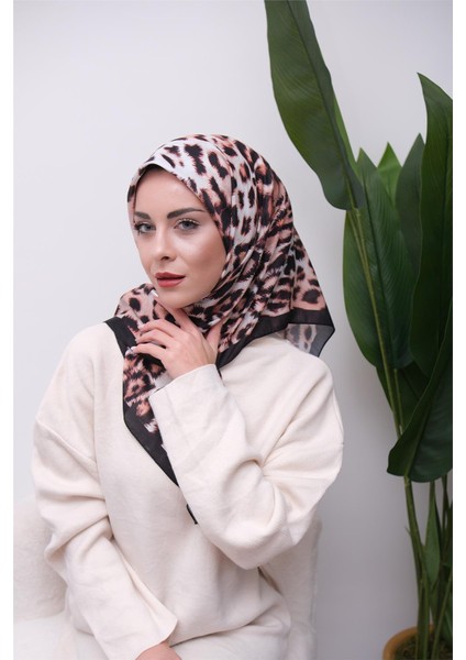 Renkli Karma Desen Dijital Soft Eşarp