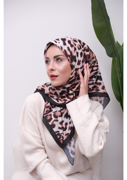 Renkli Karma Desen Dijital Soft Eşarp