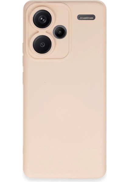 Redmi Note 13 Kılıf Nano Içi Kadife Silikon - Pudra