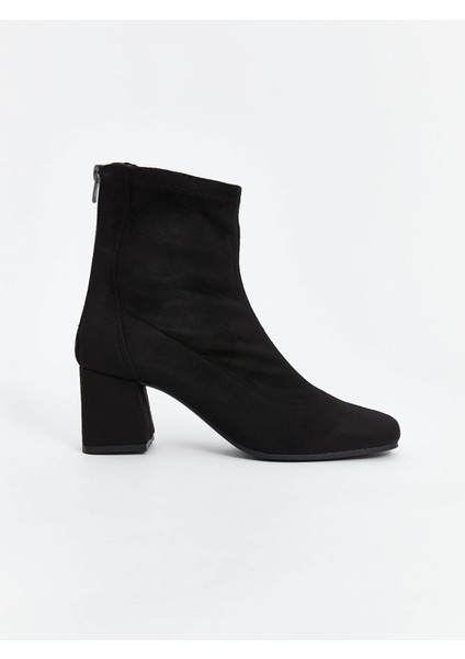 Yeni Sezon Fermuarlı Süet Görünümlü Kadın Bot fiyatları