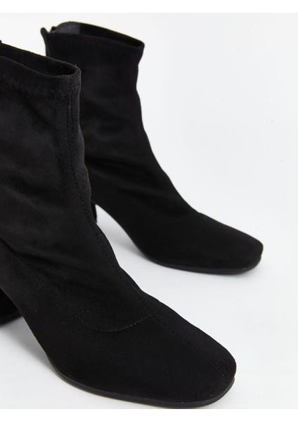 Yeni Sezon Fermuarlı Süet Görünümlü Kadın Bot modelleri