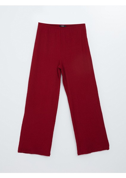 Yeni Sezon Beli Lastikli Dokulu Kadın Pantolon indirimleri