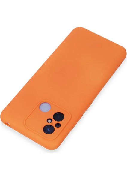 Redmi 12C Kılıf Nano Içi Kadife Silikon - Turuncu modelleri