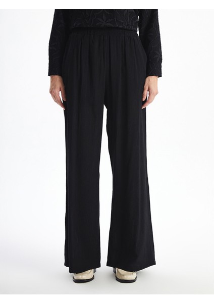 Yeni Sezon Beli Lastikli Dokulu Kadın Pantolon fiyatları