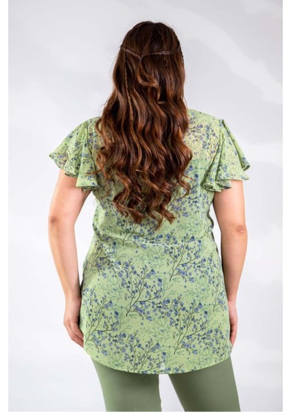 Kadın Büyük Beden Yeşil Bluz fiyatları