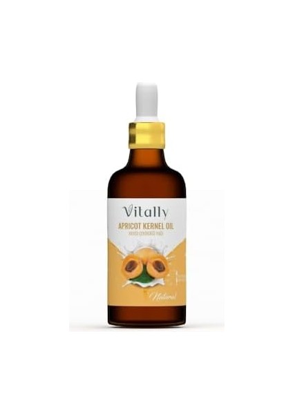 Vitally Kayısı Çekirdeği Yağı 20 ml (Soğuk Sıkım)
