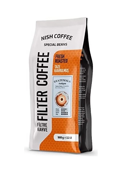 Nish Filtre Kahve Guatemala Antigua 1 Kg-Öğütülmüş modelleri
