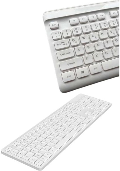 2.4 Ghz Wireless Kablosuz Klavye Mouse Seti Tv Pc Uyumlu fırsatları