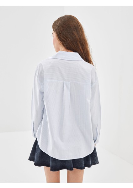 Yeni Sezon Çizgili Kadın Gömlek fırsatları