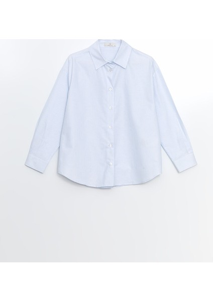 Yeni Sezon Çizgili Kadın Gömlek indirimleri